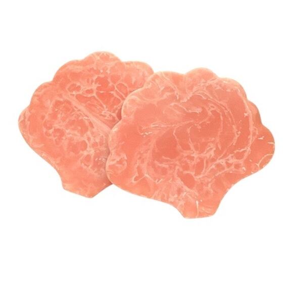 Pernille Rosenkilde for Anthropologie Peach Shell Shaped Coasters - Picture 6 of 10